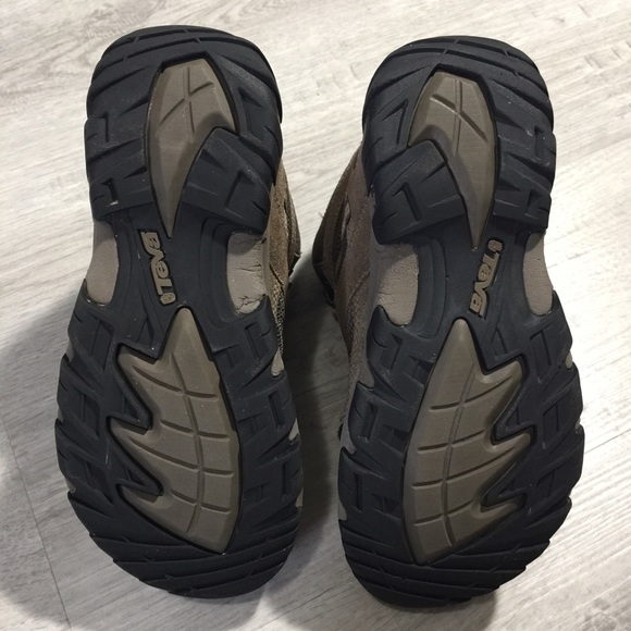 Teva Brown Men's Leather Lace Up Ankle Hiking Boots - Picture 7 of 7